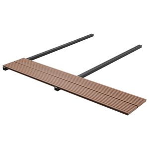 vidaXL Terrassendiele 60 stk. Hellbraun WPC