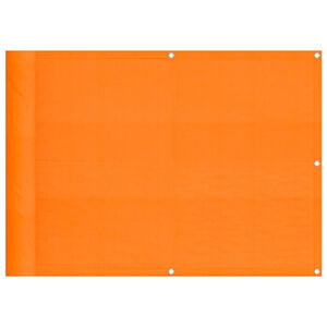 vidaXL Balkon-Sichtschutz Orange 75x700 cm 100 % Polyester-Oxford