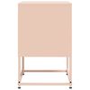vidaXL Nachttische 2 Stk. Rosa 36x39x60,5 cm Stahl