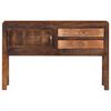 vidaXL Sideboard 118x30x75 cm Massivholz Mango
