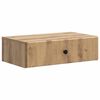 vidaXL Wandmontierter Beistelltisch 59 x 34,5 x 17 cm Holzwerkstoff
