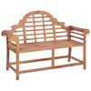 vidaXL Gartenbank 127x58,5x92,5 cm Massivholz Teak
