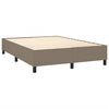 vidaXL Boxspringbettgestell Taupe 140x190 cm Stoff