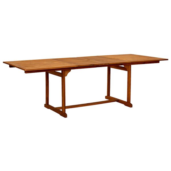 vidaXL 9-tlg. Garten-Essgruppe Massivholz Akazie und Textilene