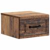 vidaXL Wandmontierter Nachttisch Altholz 34,5 x 33 x 20 cm