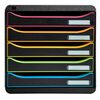 Exacompta Big-Box Plus Schubladenbox Black Office mit 5 Laden Schwarz
