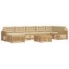 vidaXL Outdoor-Sofagarnitur 8 Stk. Wei&szlig; und Beige