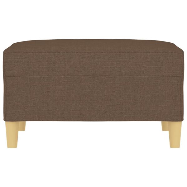 vidaXL Fu&szlig;hocker Braun 70x55x41 cm Stoff