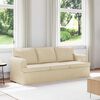 vidaXL Sofa 180cm Creme Metall