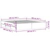 vidaXL Bettgestell mit Schubladen Weiß 180x200 cm Holzwerkstoff