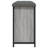 vidaXL Schuhbank mit Klappe Grau Sonoma 62x32x56 cm