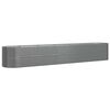 vidaXL Hochbeet Verzinkter Stahl 440x80x68 cm Grau