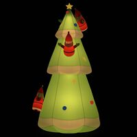 vidaXL Aufblasbarer Weihnachtsbaum mit LEDs 500 cm