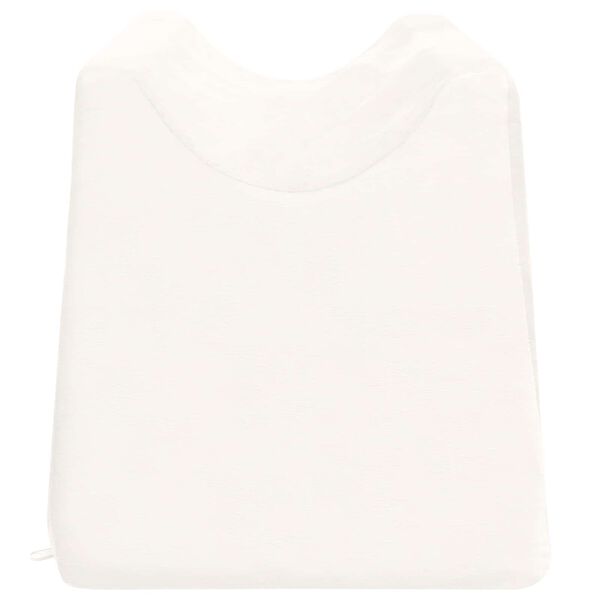 vidaXL Beinkissen Uni Wei&szlig; 68 x 25 x 21,5 cm PU-Schaum