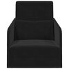 vidaXL Klappsofa Bett Schwarz 65 x 80 x 83 cm Samt