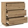 vidaXL Nachttisch Artisan-Eiche 71 x 34,5 x 75 cm Holzwerkstoff