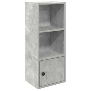 vidaXL B&uuml;cherregal Betongrau 31x24x77 cm Holzwerkstoff