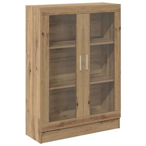 vidaXL B&uuml;cherschrank Artisan-Eiche 82,5x30,5x115 cm Holzwerkstoff