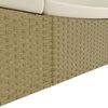 vidaXL Outdoor-Sonneninsel Poly Rattan Beige
