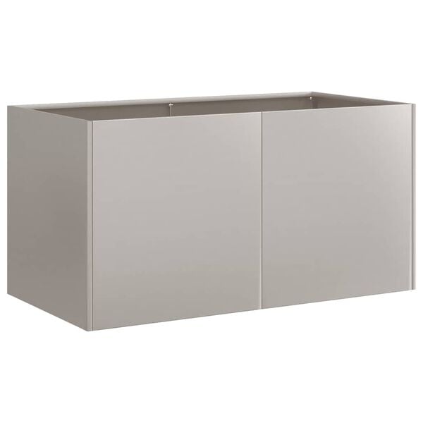 vidaXL Pflanzk&uuml;bel Rostig 80x40x40 cm Wetterfester Stahl