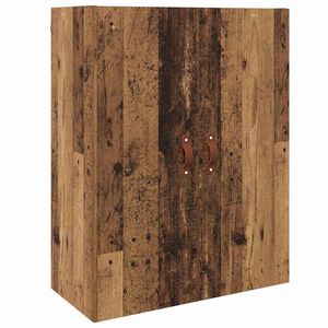 vidaXL Wandschrank Braun 69.5 x 34 x 90 cm Holzwerkstoff