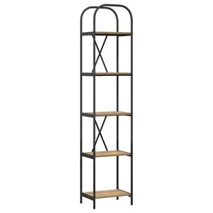 vidaXL B&uuml;cherregal 5 Ebenen 40 x 30 x 183 cm Holzwerkstoff