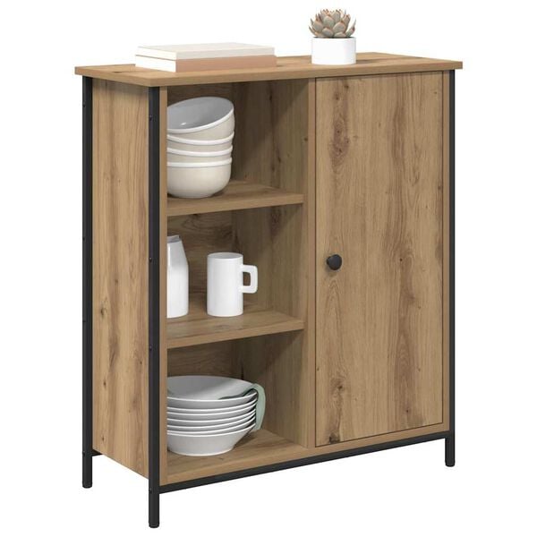 vidaXL Sideboard Artisan-Eiche 70 x 30 x 80 cm Holzwerkstoff