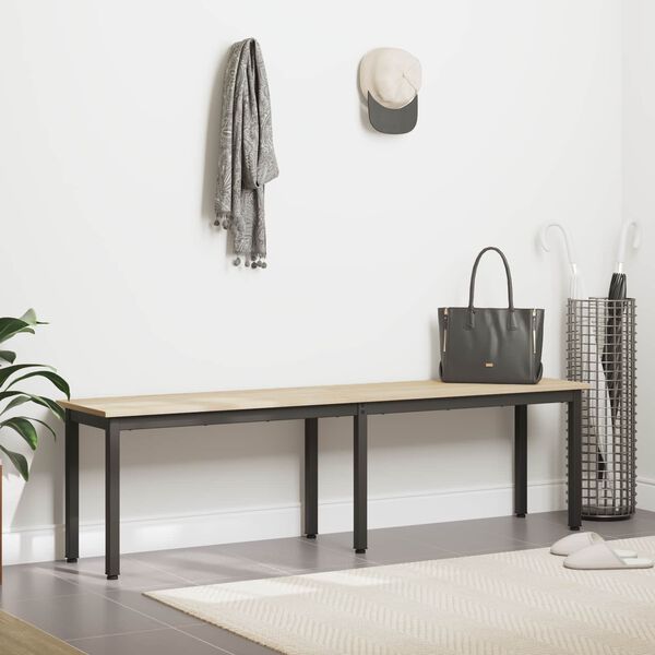 vidaXL Bank Sonoma 160 x 35 x 45 cm Holzwerkstoff