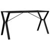 vidaXL Esstisch-Gestell in Y-Form 140x60x73 cm Stahl