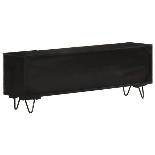 vidaXL TV-Schrank 130x30x45 cm Massivholz Mango