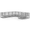 vidaXL 8-tlg. Garten-Lounge-Set Massivholz Kiefer