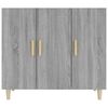 vidaXL Sideboard Grau Sonoma 90x34x80 cm Holzwerkstoff