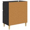 vidaXL Sideboard Schwarz Eichen-Optik 60 x 35 x 70 cm Holzwerkstoff