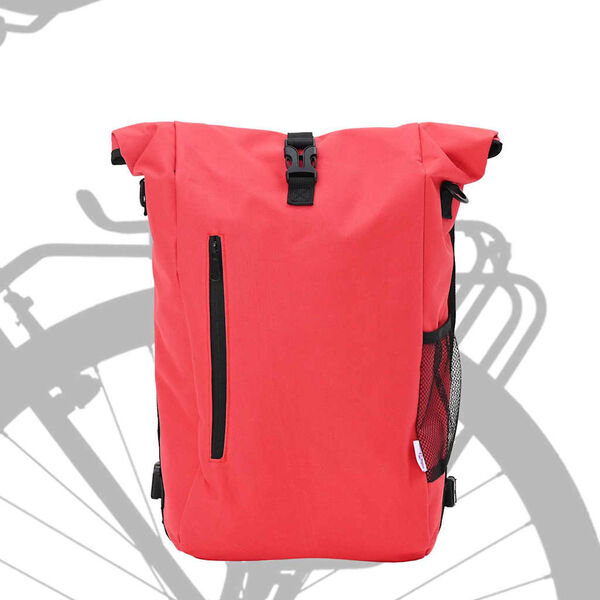 vidaXL Fahrradtasche Rot 31 x 13 x 58 cm Polyester