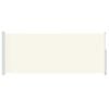 vidaXL Seitenmarkise Ausziehbar 200x500 cm Creme