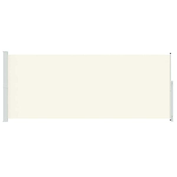 vidaXL Seitenmarkise Ausziehbar 200x500 cm Creme