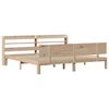 vidaXL Bettgestell mit Kopfteil ohne Matratze 200x200 cm