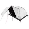 vidaXL Campingzelt 6 Personen Wei&szlig; Blackout Polyester und Stahl