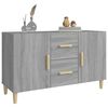 vidaXL Sideboard Grau Sonoma 100x36x60 cm Holzwerkstoff
