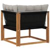 vidaXL Outdoor Ecksofa Massivholz Akazie Natur