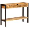vidaXL Sideboard mit 3 Schubladen 110x35x75 cm Massivholz Mango