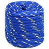 vidaXL Bootsseil Blau 18 mm 25 m Polypropylen