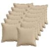 vidaXL Kissenbezug 12 stk. HOUTEN Taupe 40 x 40 cm Cord