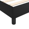 vidaXL Boxspringbett mit Matratze Schwarz 100x200 cm Kunstleder