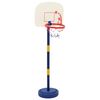 vidaXL Basketballkorb mit St&auml;nder, Ball & Pumpe Verstellbar 90/121 cm