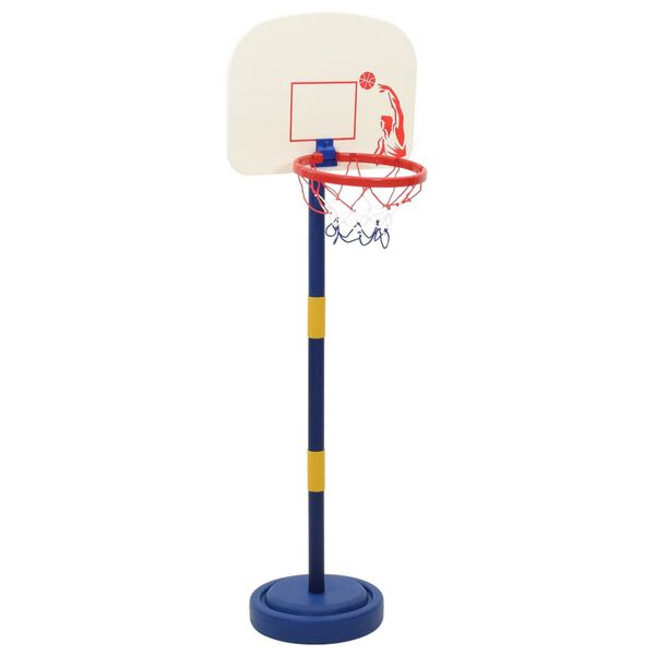 vidaXL Basketballkorb mit St&auml;nder, Ball & Pumpe Verstellbar 90/121 cm