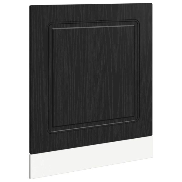 vidaXL K&uuml;chenschrank Kalmar Schwarz Eichen-Optik 60 x 1,5 x 67 cm
