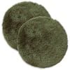 vidaXL Kissenbezug 2 pcs HEERLEN Gr&uuml;n &Oslash; 40 cm PV Fleece