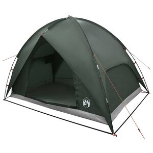 vidaXL Campingzelt mit Regenhaube wasserdicht 4 Personen Olivegr&uuml;n