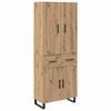 vidaXL Highboard 2 pcs Artisan-Eiche 69,5 x 34 x 180 cm